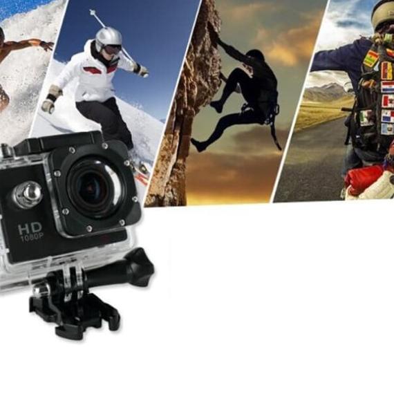 Sport Action Camera 1080P / Sportcam 1080P NON WIFI Gopro - Putih