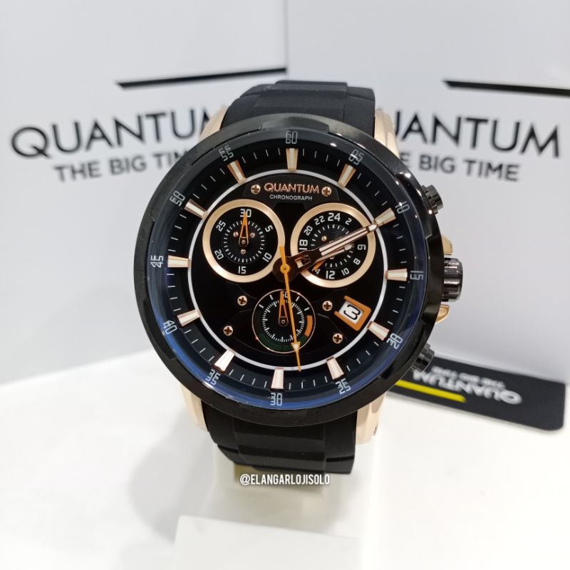 JAM TANGAN PRIA QUANTUM PWG714.855 RUBBER ORIGINAL