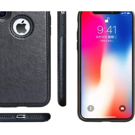Case Casing Kulit IPhone X XS XR XS MAX EXCLUSIVE - Navy
