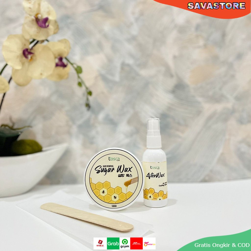 TOSCA Sugar Waxing Kit - Waxing Ketiak Alami Penghilang Bulu Ketiak Bulu Kaki