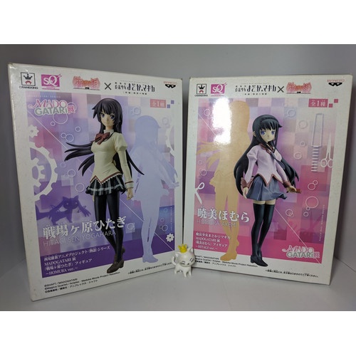 OR SET Figure Senjougahara Hitagi Akemi Homura SQ Madogatari Banpresto