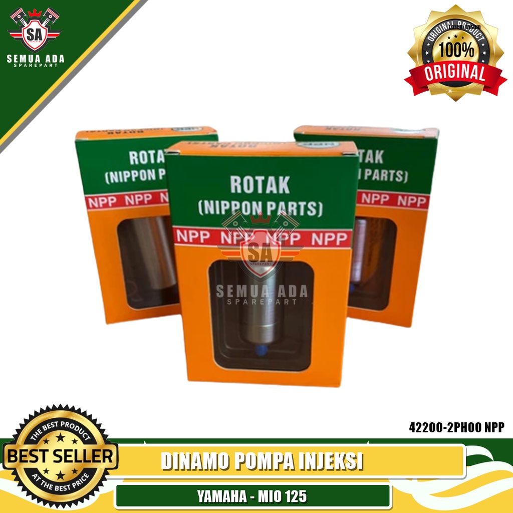ROTAX / DINAMO FUEL PUMP NPP Mio M3/Mio 125/Soul GT 125 (2015) ORIGINAL 100% NPP
