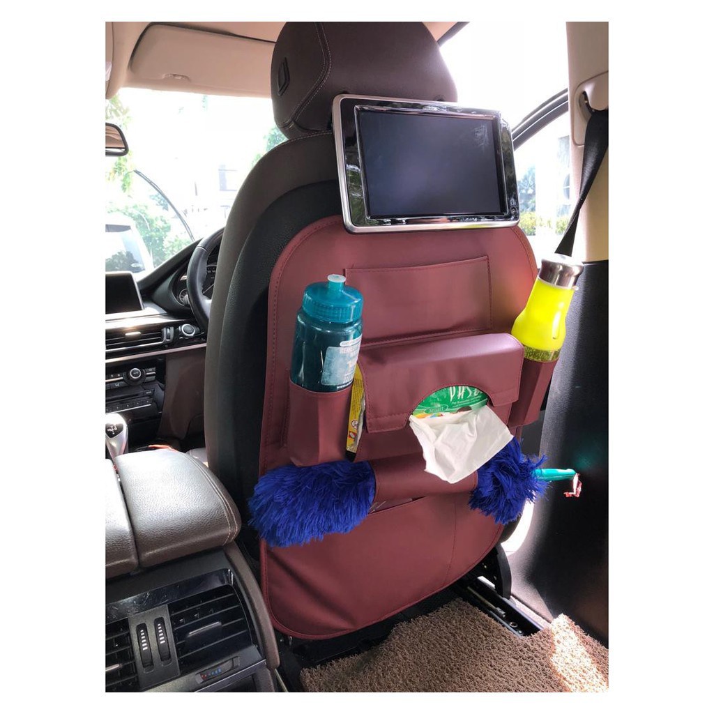 CAR SEAT ORGANIZER PU LEATHER/Tas Organzer Mobil