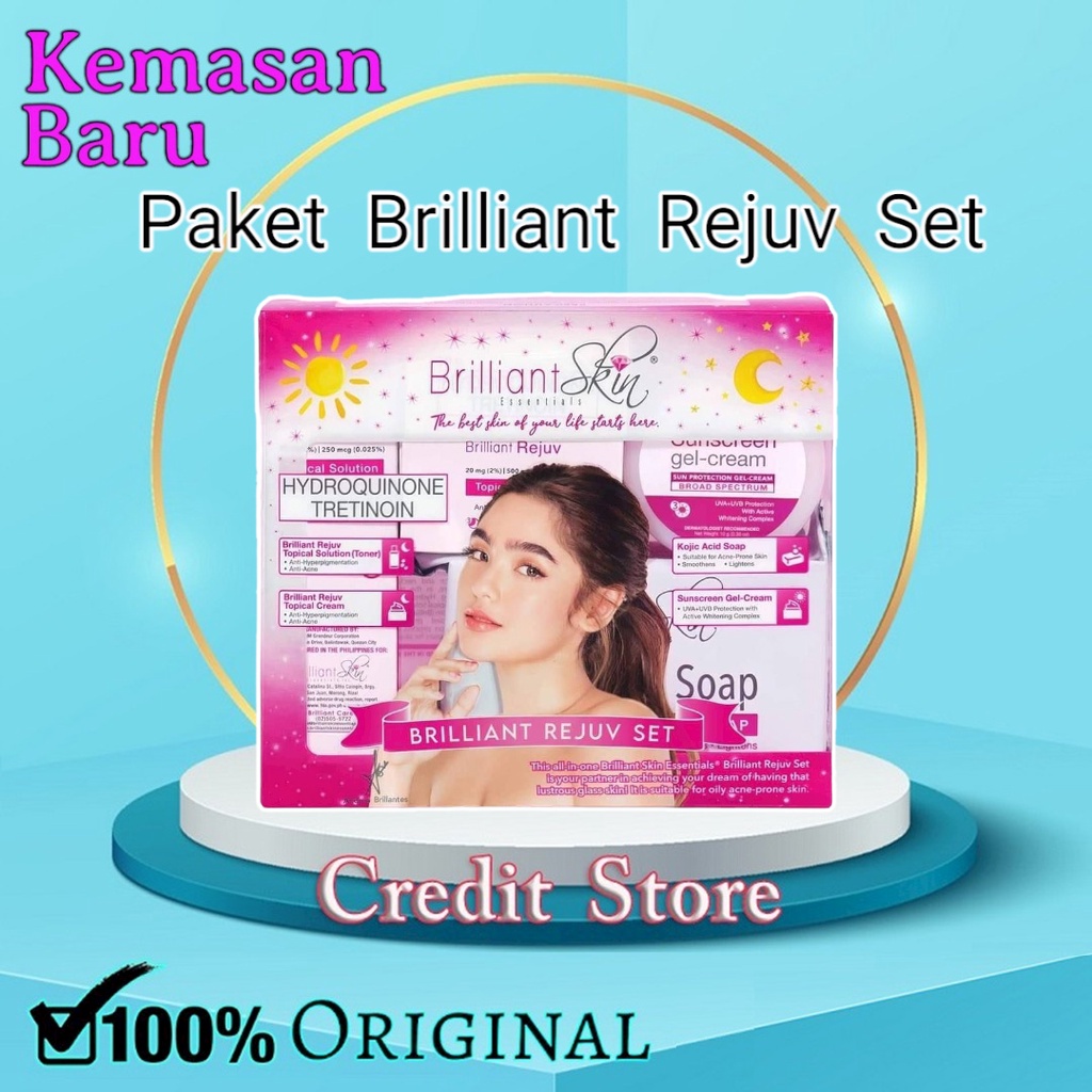 paket Brilliant Skincare Original isi 4 item