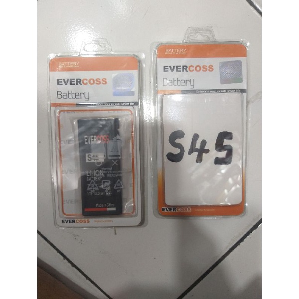 S45 BATERAI EVERCOSS S45 / HARGA MURAH 5PCS 100.000