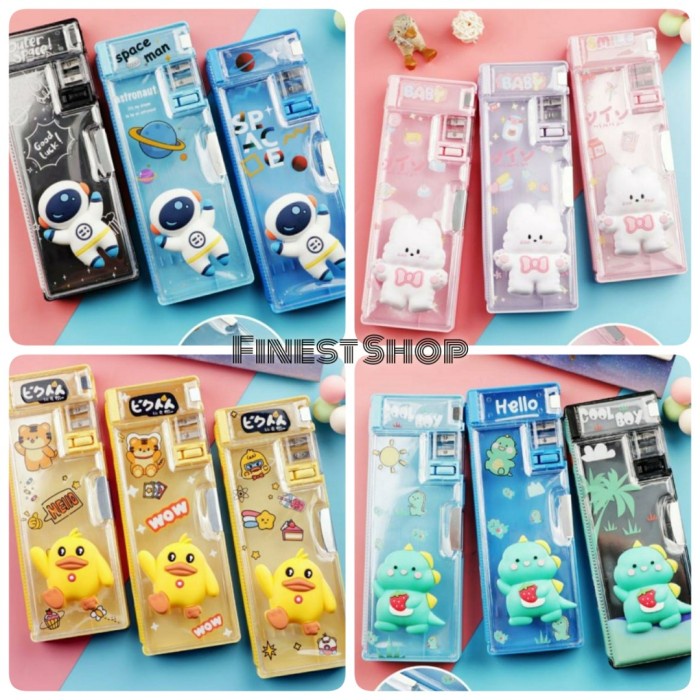 

Kotak Pensil Squishy 3D Pencil Case Boneka Tempat Alat Tulis Sekolah