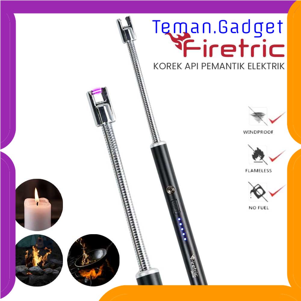 TG-KRK Firetric Korek Api Pemantik Elektrik Pulse Gun Plasma Lighter - JL872-2