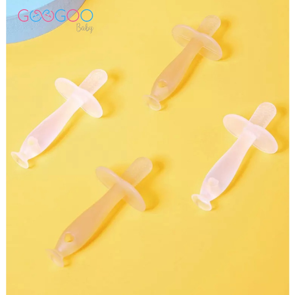 GOOGOO Baby Silicone Teether Stick Suction / Mainan Teether Bayi Silikon