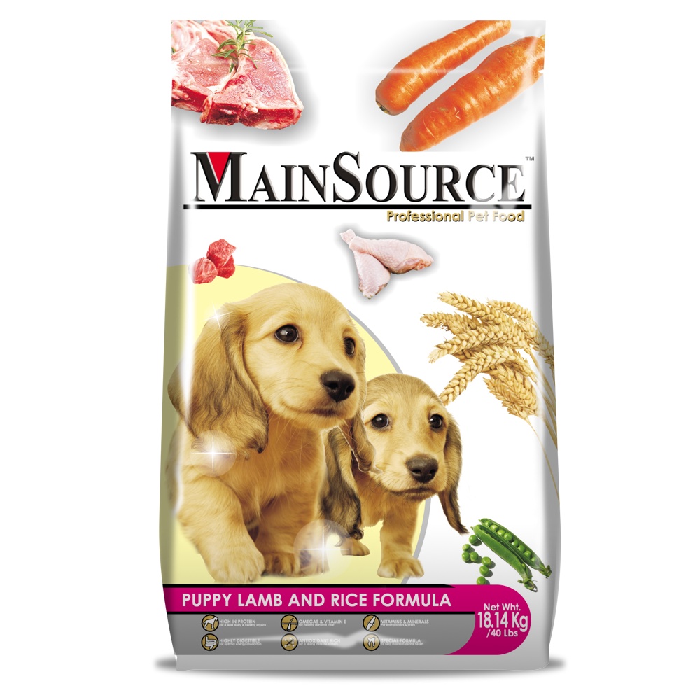 Mainsource Puppy Lamb 18kg | Makanan Anjing