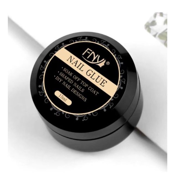 FINY 4in1 15GRAM GEL CHROME WASHLESS MULTIFUNCTION FNY GLUE PREMIUM JAPAN QUALITY SOAK OFF GEL POLISH