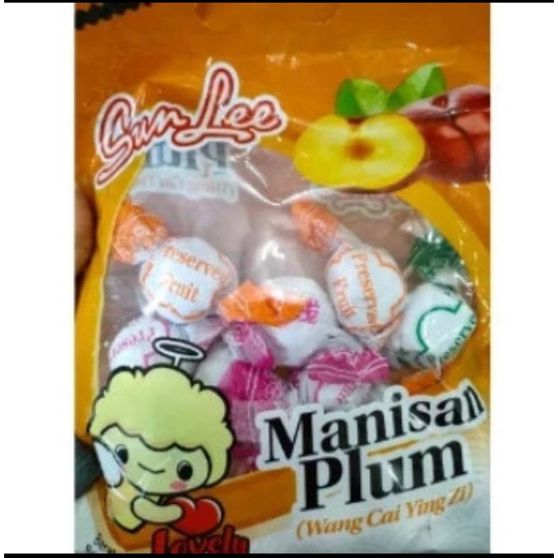 

MANISAN BUAH PLUM "SUN LEE" (WANG CAI YING ZI) 250 gram.