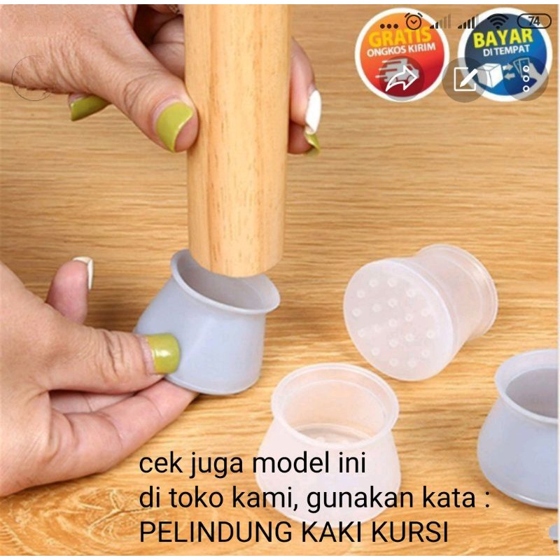 Pelindung Pengaman Kaki Kursi Meja Anti Slip Anti Gores Pads Pelindung Pengaman Kaki Meja Kursi