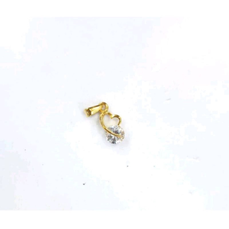 Liontin titanium bermacam-macam model warna gold stainless steel