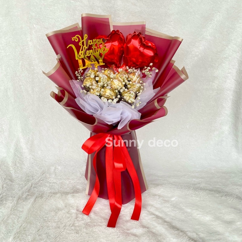 Buket Cokelat Ferrero | kado valentine | buket uang | buket ulang tahun murah | buket valentine | buket wisuda | wedding bouquet| buket anniversari | buket snack buket jakarta balerina buket ballerina hand bouquet kado hari ibu