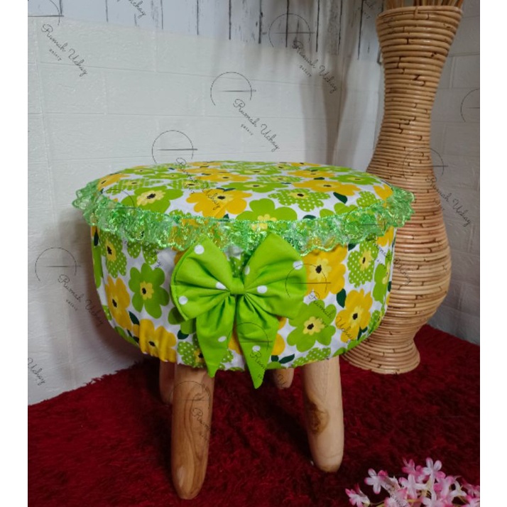 cover stool shabby