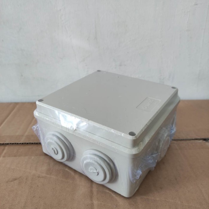 MASKO Junction Box Plastik Uk 128x128x75mm Durados Duradus 6 Lubang