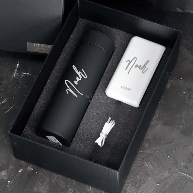 

Gift Set Executive Premium B Tumbler Power Bank Steve Handmade