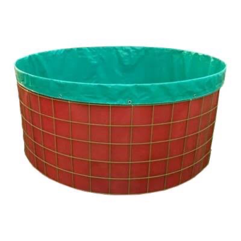 TERPAL ORCHID FULL SET KERANGKA FULLSET KOLAM TERPAL BULAT BESAR