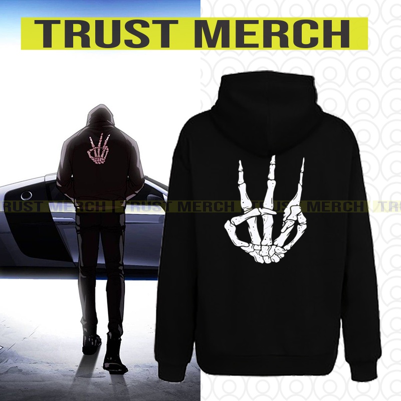 Hoodie Lookism Dg Leejihon katun