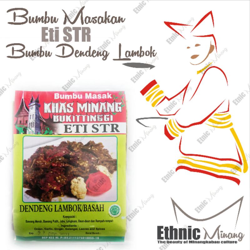 

bumbu dendeng lambok Eti STR khas rumah makan Padang Sumatra barat Sumbar Bukittinggi