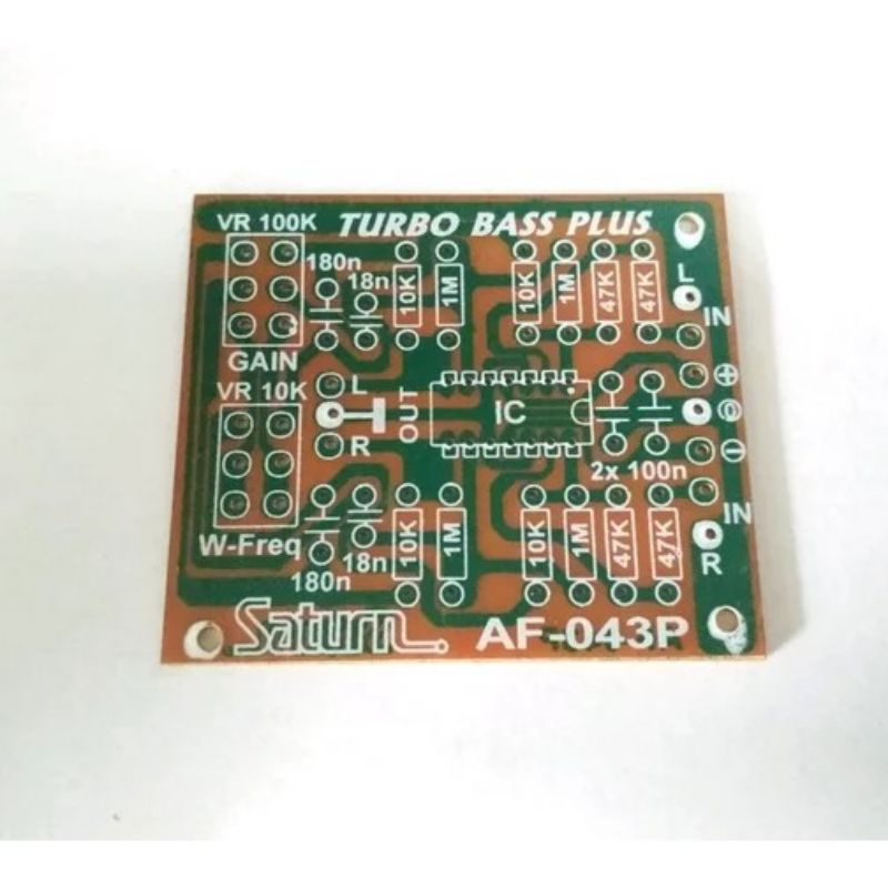 Pcb Turbo Bass Plus Saturn AF - 043P