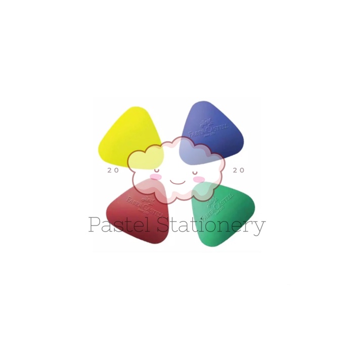 

Penghapus Crayon Pensil Grip Eraser Segitiga Triangle Faber Castell