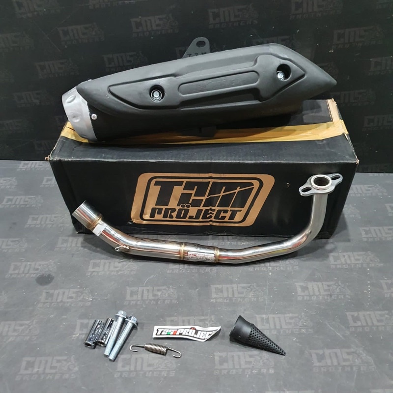 Knalpot TZM Project Non Stainless Standard Pro Honda ADV 150