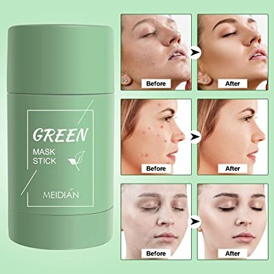 MKJ4 - Mask Green Tea Stick Untuk Perawatan Wajah Komedo 40gr