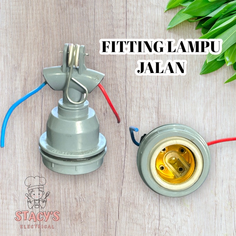 FITTING WD LAMPU JALAN MODEL GANTUNG BESI