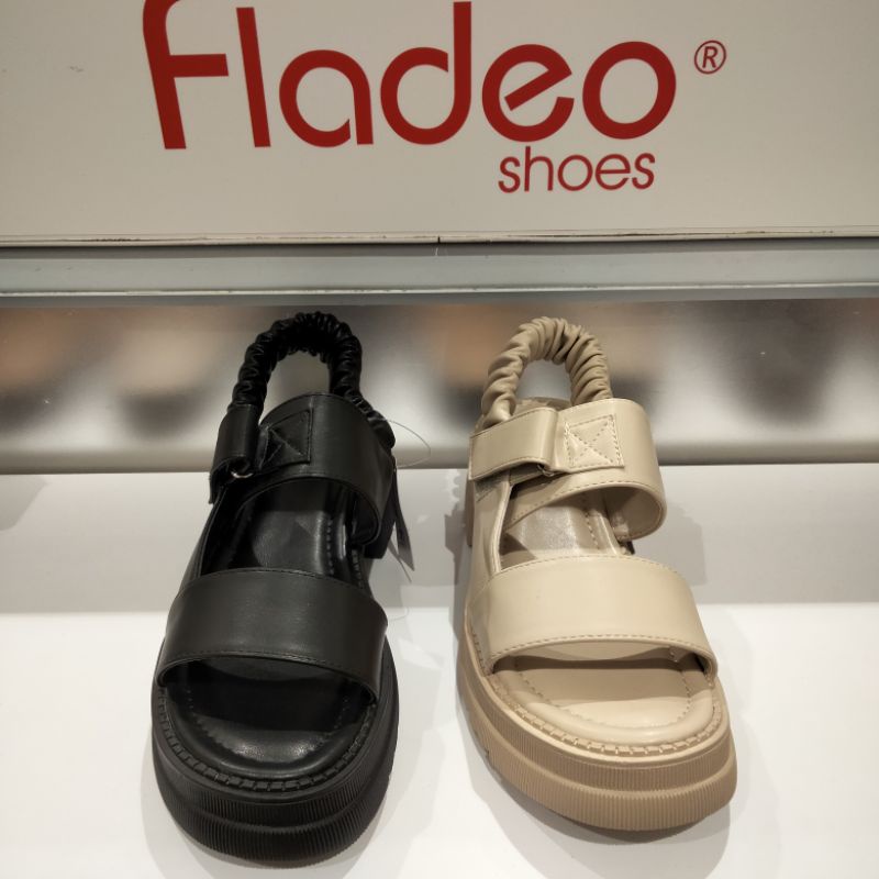 Sandal cewek fladeo tali karet belakang