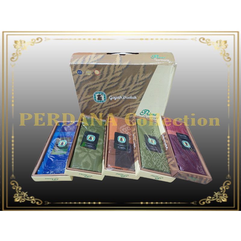 Sarung Gajah Duduk Prima Kembang - Sarung Gajah Duduk - Sarung Tenun - Grosir Sarung