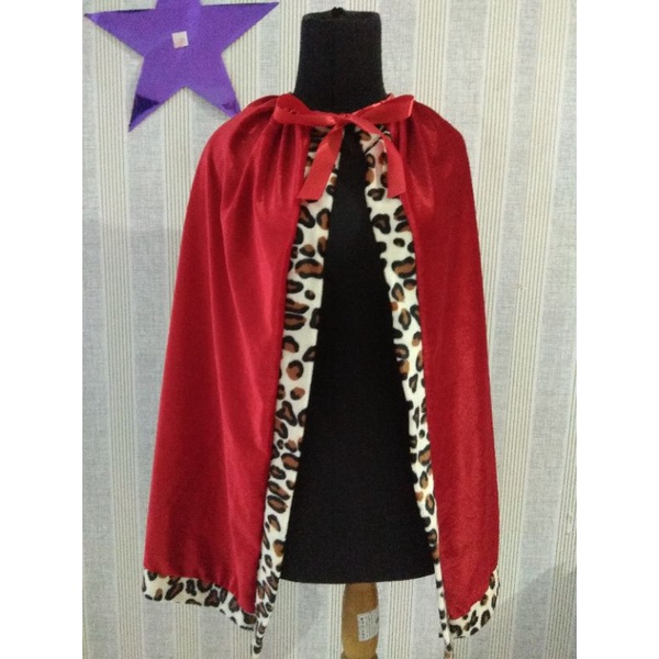 king cloak jubah raja  anak size 75 cm