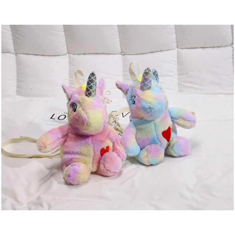 Tas Boneka Unicorn Rainbow