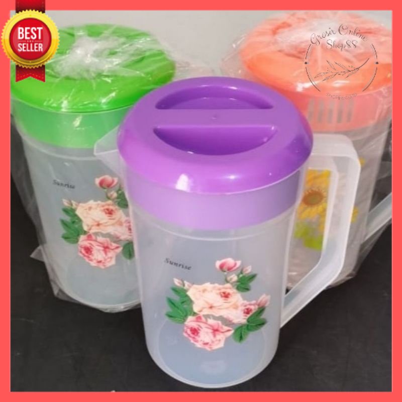 GOS - B212 - Teko Air Minum 2100ml - Teko Eskan 2,1L - Tempat Air Isi Ulang - Wadah Air Jus