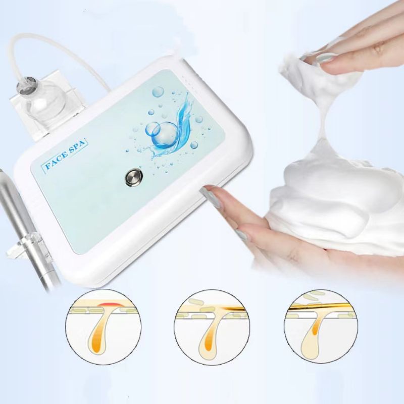 mesin bubble foam maker spa face SNOW WHITE pembuat busa sabun cleanser pembersih pori pori prosesn deep CLEANSING