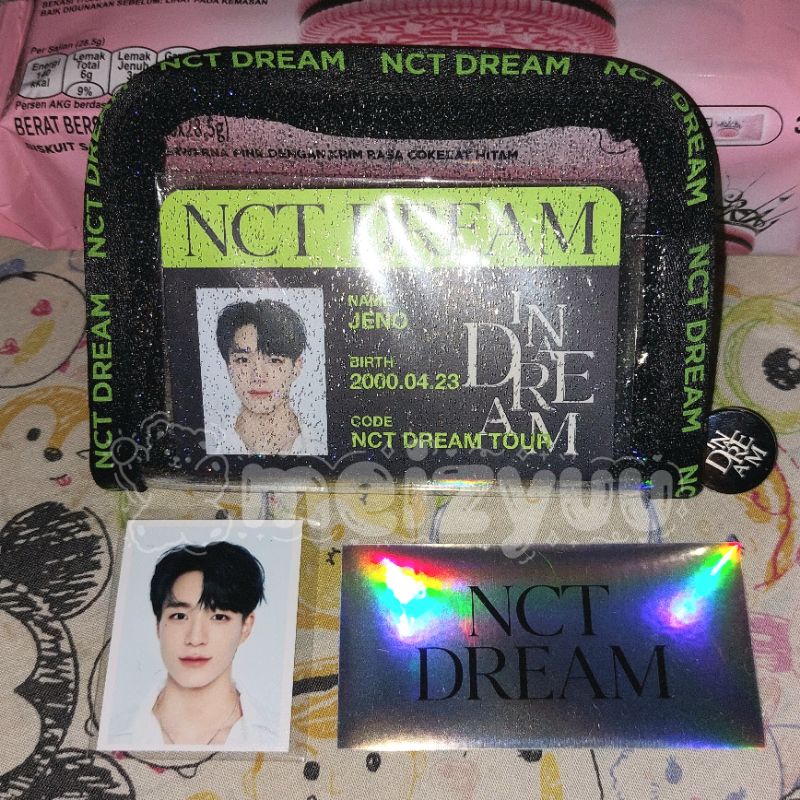 [BOOKED] 2nd MD TDS 2 Mini Pouch Set Jeno ver | id card id photo hologram sticker lee nct dream the 