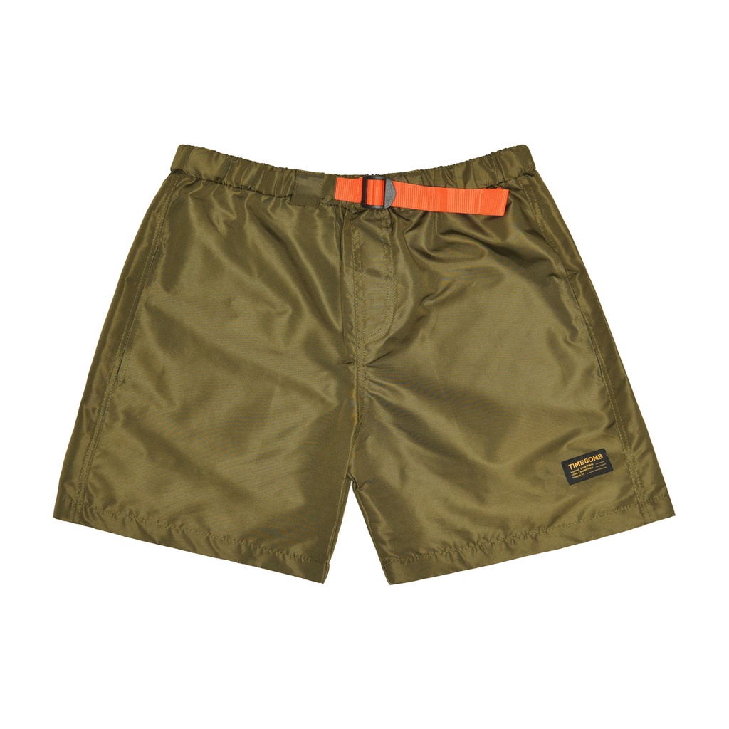 TIMEBOMB CELANA PENDEK | BOARDSHORT | SHORT PANTS | TASLAN OLIVE STR ORANGE