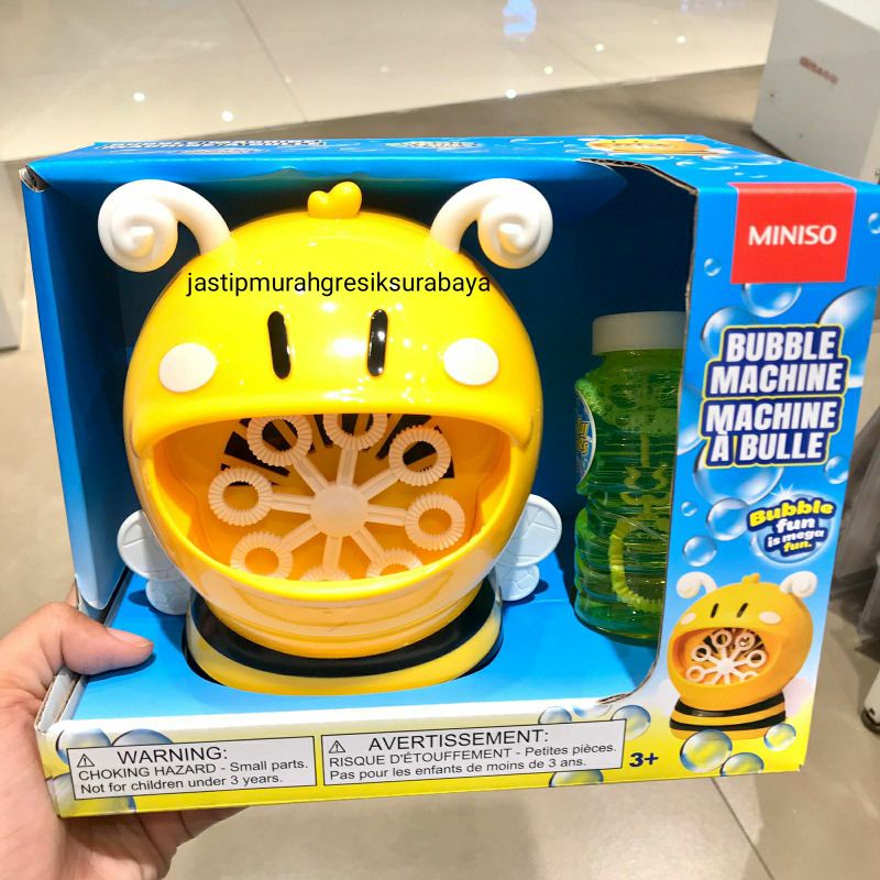 BEE BUBBLE MACHINE MINISO MAINAN BUBBLE MINISO MAINAN