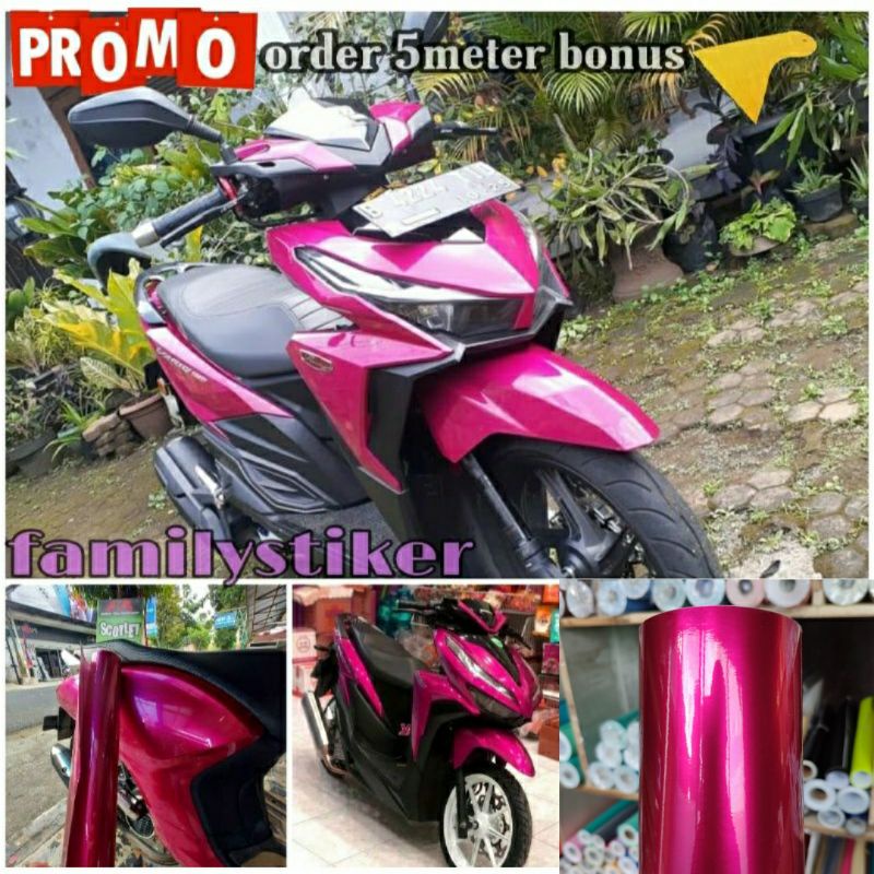 Skotlet pink mettalik skotelt motor warna pink candy setiker skotlet pink mettalik candy