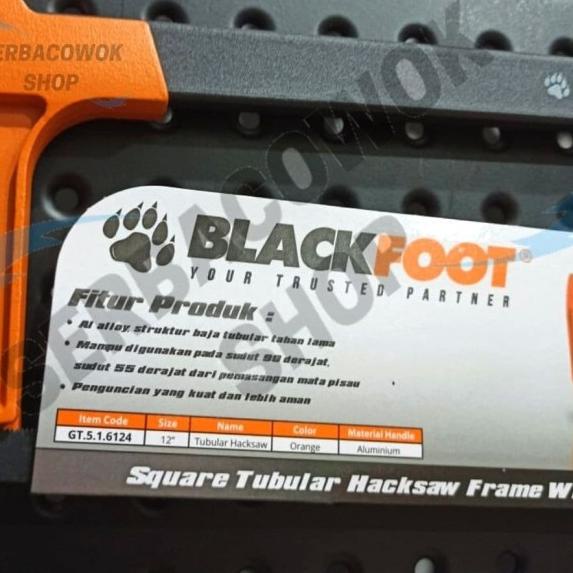 Blackfoot Promo Gagang Gergaji Besi Aluminium Bonus 2 Mata Gergaji