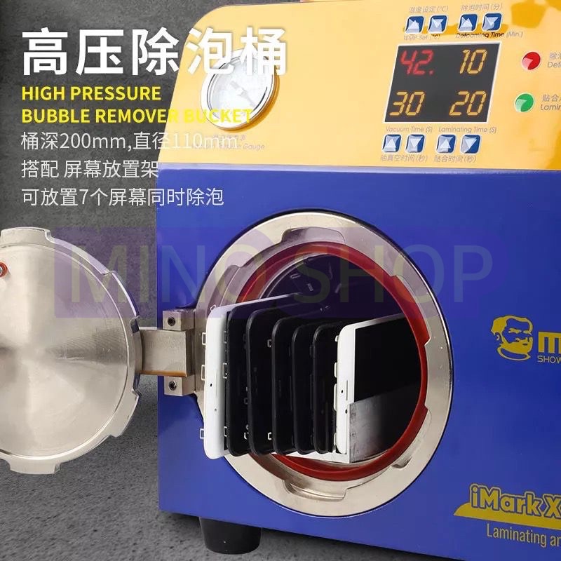VACUUM LAMINATING DAN BUBBLE REMOVER LCD 2IN1 MECHANIC iMark X 10INCH