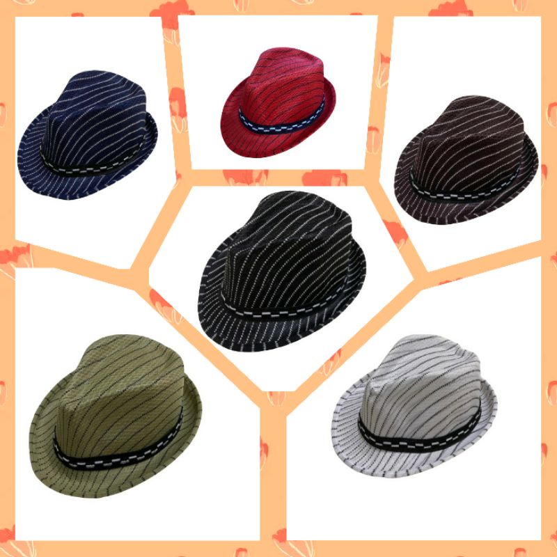 Topi Fedora Anak Import Ukuran 54cm T15