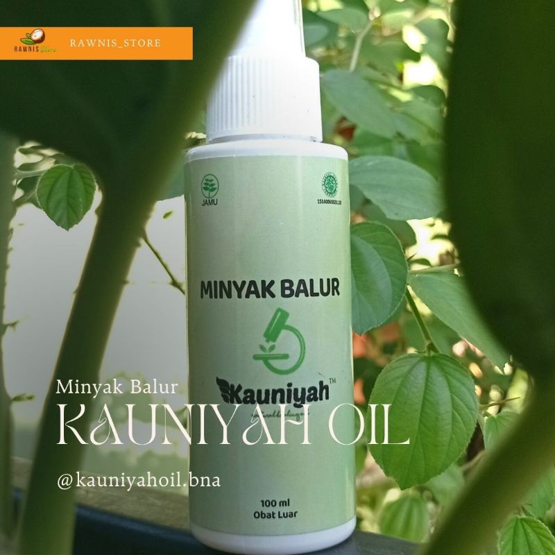 Jual Minyak Balur Kauniyah Oil 100ml Aman Untuk Anak Minyak Gosok ...