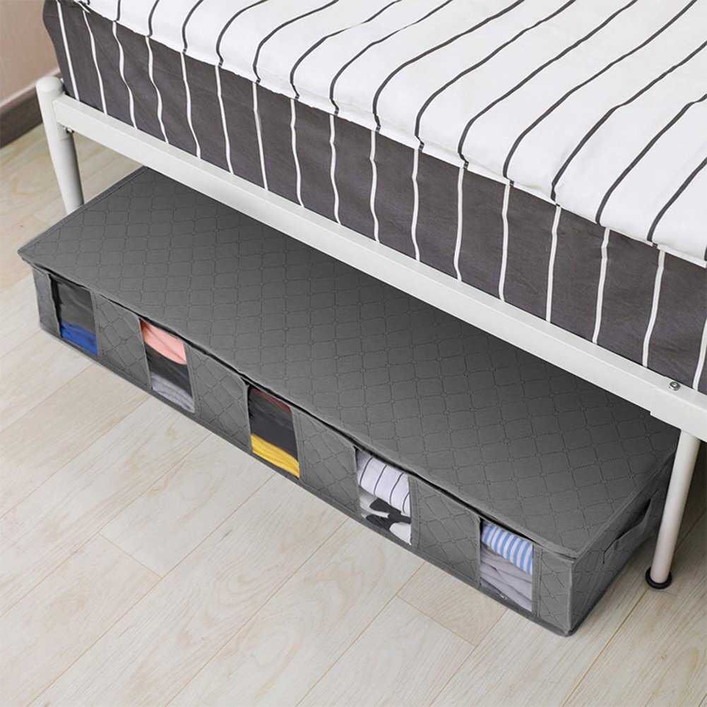 Rak Pakaian Baju Minimalis Rak Baju Celana Gantung Multi Slot Minimalis Folding Storage Box 97 x 33 x 15cm