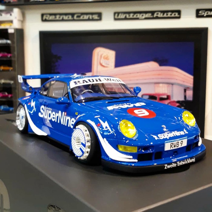1/18 Porsche RWB Supernine GT Spirit Resin Models Superb Detail C NUSEL
