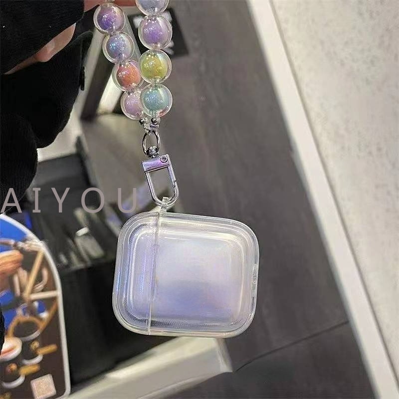 Case Transparan Motif Beruang Lucu Dengan Gantungan Kunci Cover Apple AirPods 1 2 3 Pro 2 2022