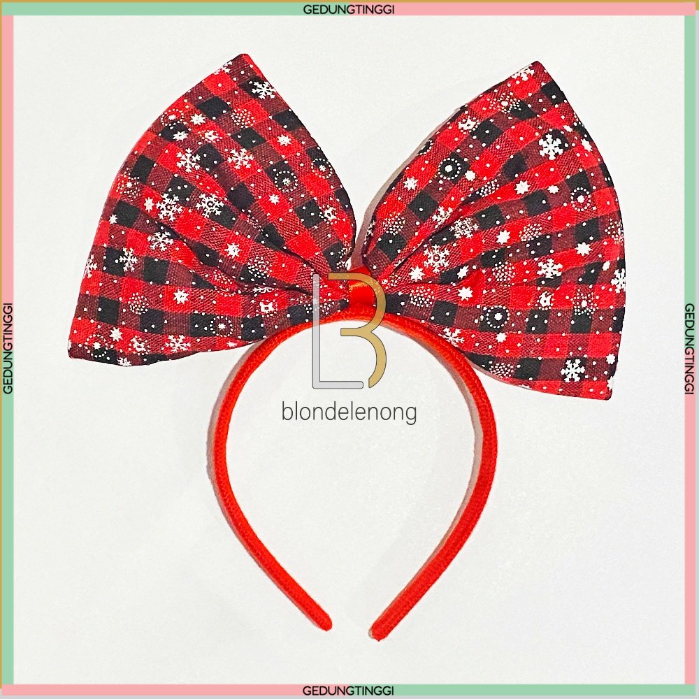 Bando Natal Topi Santa Claus Tanduk Telinga Rusa Merry Christmas Accesories Ornament Aksesoris Pita Rambut Wig Poni Dewasa Anak Bayi Baby Perempuan Cewek Beruang Bunny Gajah Mickey Rumbai Sirkam Buah Foil Cute Lucu Merah Hijau Korea Viral Murah 1 2 Tahun