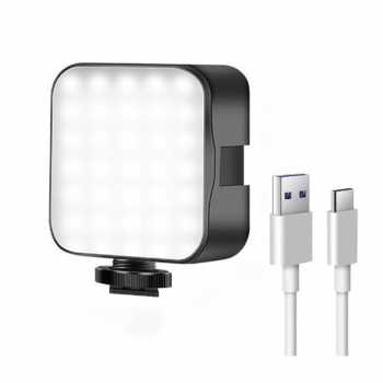 Lampu LED Vlogging Lampu Studio Foto Smartphone HP Kamera Vlog Video Light 6500K / Lighting Lampu Sorot Studio Foto DSLR Nikon Smartphone HP Vlogging Shooting / Lampu Flash Kamera Mirrorless Lampu Sorot Photo Foto Video Led Super Terang Lampu Pencahayaan