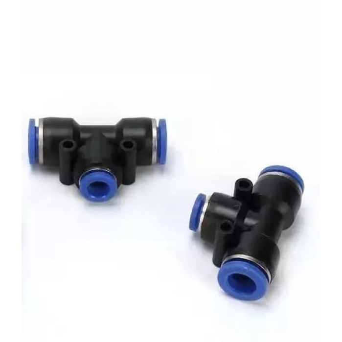 Pneumatic Fitting PEG 10-08 Tee 10-08-10 mm
