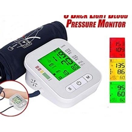 Tensimeter Digital JZIKI Pengukur Tekanan Darah Electronic with Voice - Color Backlight